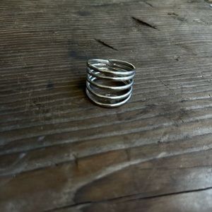 Stack ring, Size: 8 sterling silver